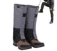 Générique Men's Waterproof Boot Gaiters, Adjustable Boot Gaiters, Protection for Winter Hiking Skiing Snowshoeing Running Women