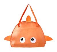 Générique Mesh Beach Bag | Fish Shape Organizer Large Capacity Mesh Beach Storage Bag | For Boys Girls Youth Traveling Pool Park