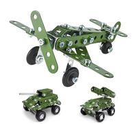 Générique Metal Building Kits for - Interactive Assembly Toy | Tank Model Block Toy for Home, Playroom, Girls, Home School, Family Nights, Camp