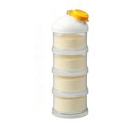 Générique Milk Powder Container | 4 Tier Stackable Airtight Leak Proof Storage Containers for Cereal - Home Travel Vacation Nomad