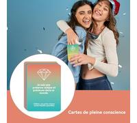 Générique Mindfulness Cards - Affirmation Cards For Women | 50X Card | Daily Affirmation Card | Stress Relief Practice Tools With Motivational Messages For Women Men Friends Adults Teens