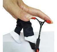 Générique Mini Finger Scooter, Folding Table Decoration, Pocket Fingerboard Toy | for Teenagers, Adults, Collectors, Home, Office, Bedroom, Study, Bookcase, Showcase, Bedside Table