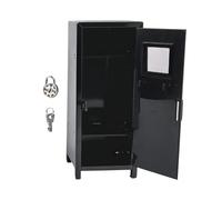 Générique Mini Locker - Lockable Safe with Key, Small Money Security, for School, Home, Office, Bedroom, Playroom, Dorm, Classroom, Women Men