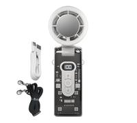 Générique Mini Personal Fan with Instant Cooling, 3 Adjustable Speed, Rechargeable Portable Fan | LED Light for Travel Office Camping Beach Home