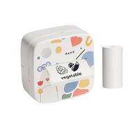Générique Mini Sticker Printer - Application Control Portable Inkless Label Maker for Journal, Photos, Notes, Home, School, Office, Pocket Thermal Printer 203 DPI