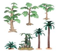 Générique Miniature Tree Models | 7 Pieces Landscape Craft Figures | Fake Tree Model | for Women, Men, Adults, Friends