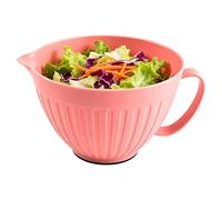 Générique Mixing Bowl with Pouring Spout - Non Slip Measuring Jug Multi-Use | Interlocking Mixing Bowls | For Cooking Soup Cake Chocolate Sauce Waffle Butter Cream Egg Cup