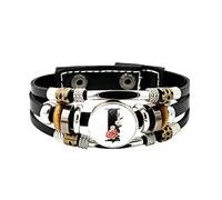 Générique Mom Messages Connected English jewelry for men and women versatile time weaving beaded craft gift bracelet wrist couple bracelet rings, 8x12x4cm, Metal, No Gemstone