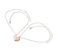 Générique Mother Daughter Necklace with Matching Heart Puzzle Pendant - Affectionate Filial Jewellery - Gift for Birthday, Women, Party, Sister, Everyday Wear