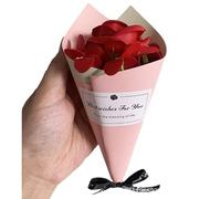 Générique Mother's Day Gift Valentine's Day Soap Preserved Flowers Bouquet Gift Flowers Bouquets Flower Eternal Carnation Birthday Day Flower Rose Gift Box