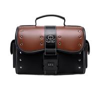 Générique Motorcycle Bags Leather Back Bag | Waterproof Motorcycle Accessories Tool Organizer - Tourism, Outdoor Adventure Men Women