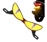 Générique Motorcycle Rear Light, High Visibility Weather Resistant LED Motorcycle Registration Light For Driving Daily Journeys Travel Urban Walks Enthusiasts And Amateurs