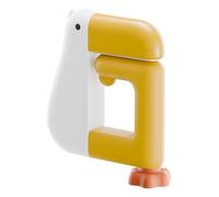 Générique Mount Adhesive Organizer - Cute Duck Shaped Hook, No Drill Under Desk Installation For Bags, Backpacks, Umbrellas | Compact Storage Solution For Por