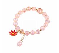 Générique Multiple Men Gift Bracelet Beaded Jewelry Flower Multi beads Style Accessories Handmade Beads Hand Chain Strawberry Mm 8 Valentine Mom Bracelet Jewelry, one size, Crushed Stone, No gemstone