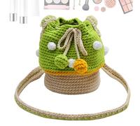 Générique Mushroom Crocheted - Cute to Knitted Mushrooms | Shoulder Strap, Knitted, Fashion Shoulder Strap, Casual for Daily Shopping, Green, Se référer à la description