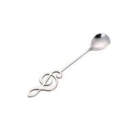 générique Musical Notes Stainless Steel Coffee Spoon Ice Cream Dessert Tea Spoon Gift for Picnic Kitchen Accessories Attractive