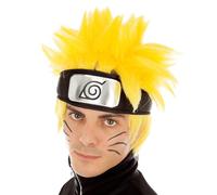 Generique - Naruto Uzumaki wig costume accessory yellow