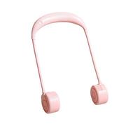 Générique Neck Fan | Bladeless Air Cooler Foldable Portable USB Rechargeable Fan 3 Speeds for Outdoor Travel Camping Sport Hiking