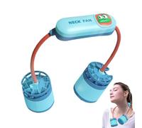 Générique Neck Fan | Small Head Fan - Portable Bladeless Quiet 3 Speed Tool for Office Travel Outdoor Sport Reading