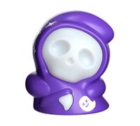Générique Night Light | Halloween Ghost Night Light 3 Colors | Portable Decorative Lamp with Friction Wheels for Home Bedroom Kids Bed Wall