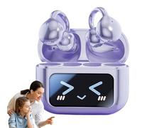 Générique Noise Cancelling Headphones Noise Cancelling Earbuds with LCD Touch Screen | Portable Over-Ear Headphones for Adults for Running, Exercise and Cycling