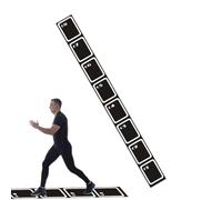Générique Non-Slip Agility Ladder - Training Mat | Soccer Basketball Speed | 250 350 450 cm Length Options, 34 cm Wide, Shock Absorbing PU Foam, Silicone Non Slip Backing, For Soccer, Basketball
