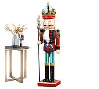 Générique Nutcracker Figurine Christmas Soldier Decoration | Decoration for Fireplace Shelf Dining Table Party Indoor