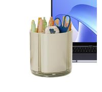 Générique Office Pencil Holder, Aesthetic Design 360° Rotatable for Pens and Supplies - For Makeup Brushes School Supplies Home School Classroom