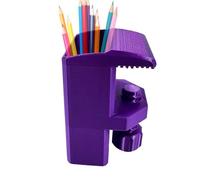 Générique Office Table Decoration & Storage | 3D Printed Security Clip Holder | Pen Holder With Desk Clip - For Artists, Enthusiasts, Friends, Home, Interior, Projects