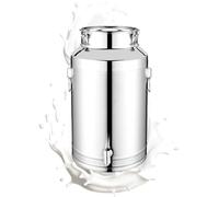 Générique Oil Container for Kitchen, 5L/9L/14L Kitchen Gadgets Stainless Steel Airtight with Lid - Oil Container for Milk, Wine, Beer, Flour, Coffee, Sugar, Cereals, Beans, Tea