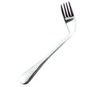Générique Old Man Angled Fork Spoon | Self-powered Angled Dining Spoon, Self-powered Nursing Utensil Practical and Safe for the Elderly and Elderly