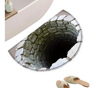 Générique Optical Illusion Mat, Soft Washable Absorbent Doormat | Decorative Rug Illusion Hole - for Living Room, Bedroom, Kitchen, Entrance, Door, Interior, Outdoor, Office, Dorm,