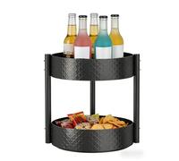 Générique Organizer - Rotating Tray For Worktop | Rotating Condiment Stand With Pantry Counter Fridge Fridge Snack Bathroom Vanity Medicine