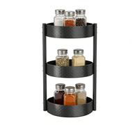 Générique Organizer - Rotating Tray For Worktop | Rotating Condiment Stand With Pantry Counter Fridge Fridge Snack Bathroom Vanity Medicine