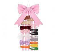 Générique Organizzatore Per Fiocchi Capelli - 23,62 pollici Portaoggetti a Forma di per Fermacapelli,Organizzatore Capelli - Da Donna Armadio A Parete Camerino Camera Da Organizzazione E