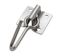 Générique Outdoor Light Hooks - Hammock Stand 10.9 x 5.5 cm | Stainless Steel Hooks for Outdoor Lighting - for Plant Garlands, Photo Decoration, Door, Window, Patio,