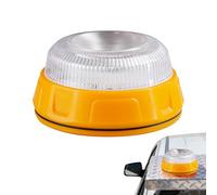Générique Outdoor Spotlights, Multi-Mode Rechargeable Warning Lights, Magnetic Rechargeable Car Lights - for Road Trip Driving and Camping