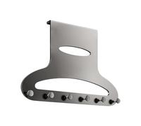 Générique Over the Door Hooks, Metal Storage Organizer for Bedroom | Hooks to Fix Behind the Door for Bathroom, Bedroom, Apartment, Entrance, Toilet, Kitchen
