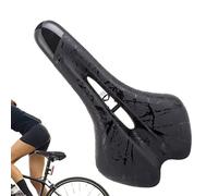 Générique Padded Bike Seat Cushion - Replacement Print | Shock Absorbing Gel Cover, Comfortable Hollow Structure for Road Mountain Bike Accessories
