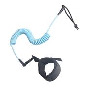 Générique Paddle Board, Rolled Surf Lead, 10 x 0.5 Inch Elastic Leg Strap with Quick Release, Solid TPU Paddle Accessory, Surf Lead with Flare Design