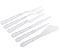 générique Palette Cutter Artist Acrylic Paint Palette Spatula Tool Mixing Tool for Art Crafts 6 Piece Well-Managed