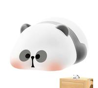 Générique Panda Night Light | Rechargeable Silicone Animal Lamp with Adjustable Dimming, Touch Control for Bedroom, Home, Dorm, Reading Corner, Parties and Atmosphere