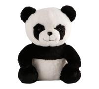 Générique Panda Plush Animal - Panda Toy with Light Music | Realistic Bear Breathing Pillow with Washable Blanket and Play Accessories for Girls Boys Halloween