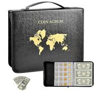 Générique Paper Collection Album | Coin Collection Album, Currency Collection Book, New Year Gift, Transparent Coin Purse, Portable