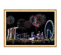 Générique Paper with City Landmarks | Notepads with City Monuments | Crafts for Them | Craft Kit for Birthday, Halloween and Christmas Parties |