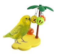 Générique Parakeet Perch | Exercise and Learning Toy - Bird Cage Perch | For Lovebirds, Conures, Parakeets, Small, Medium and Large Breeds