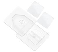 Générique Pass Holder, Toll Pass Mount, Clear Design Adhesive Style Slim Profile Heat Resistant Vibration Proof Reusable Strips Compact Build, Toll Card Rack for Most Vehicles