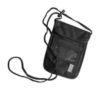 Générique Passport Holder - Anti-Theft Travel Pouch | Modern Architecture Secure Storage for Passport, Bank Card, Phone & Documents | Ideal for Travel & Airport, Black, Se référer au descriptif, Refer
