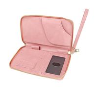 Générique Passport Holder - PU Leather Book Case, Multi Card Slot Organizer, Portable Waterproof Document Wallet, Ticket Storage Purse, Men Women Global Carry Solution International Trip