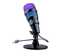 Générique PC Microphone with Articulated Arm - USB for Headphones and Streaming | Recording Accessory for Music, Podcast, Video Game, Live Streaming, Voice-Over, Studio Teleworking,